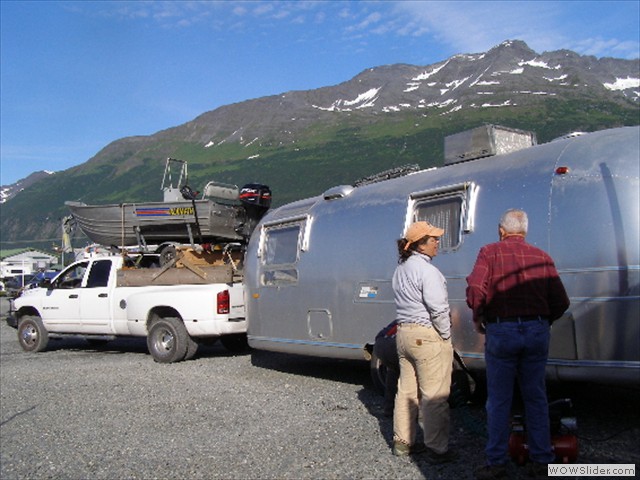 Every thing loaded and ready to return home from Valdez.