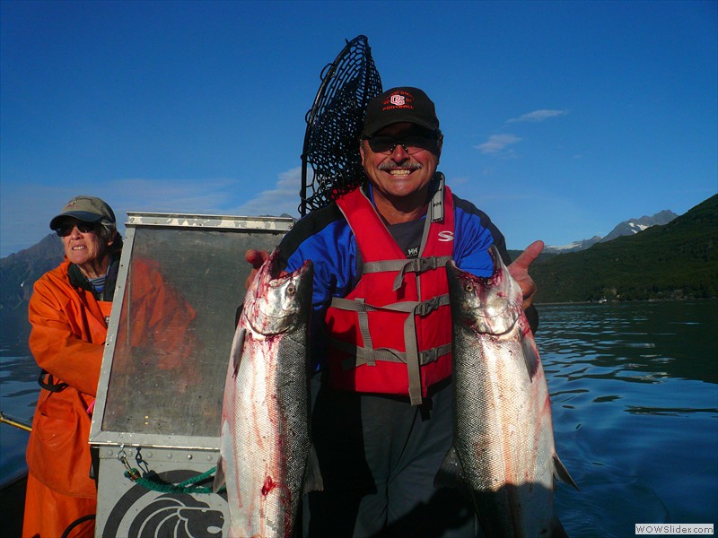 Rock Star Ricky with his catch